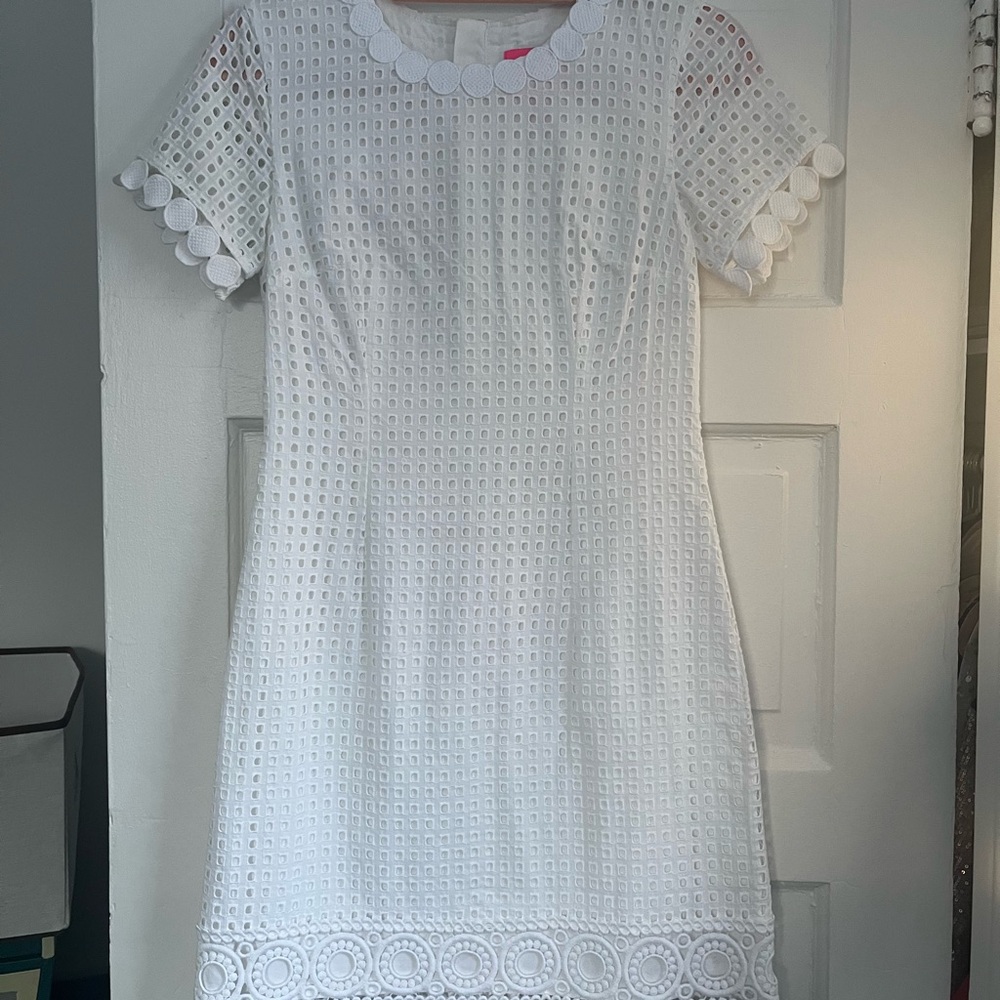 Lilly Pulitzer white eyelet dress
